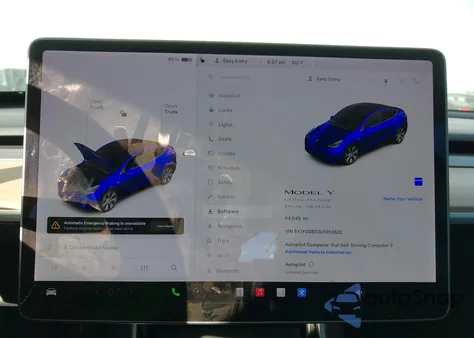 2020 Tesla Model Y Long Range Dual Motor All-Wheel Drive from USA, damaged, VIN 5YJYGDEE3LF052822